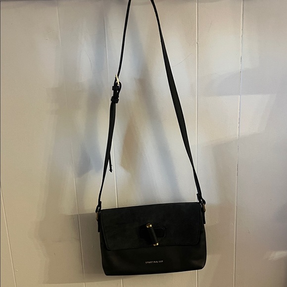 Spartina 449 Elegant Navy Crossbody Bag New without Tags - Picture 2 of 8